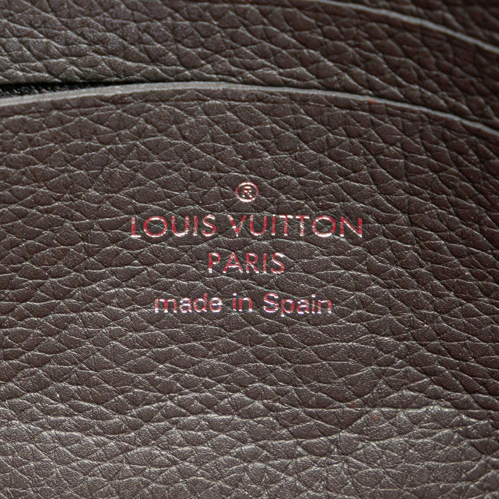 Louis Vuitton B Louis Vuitton Red with Brown Beige Calf Leather Bicolor MyLockMe Chain Pochette Spain