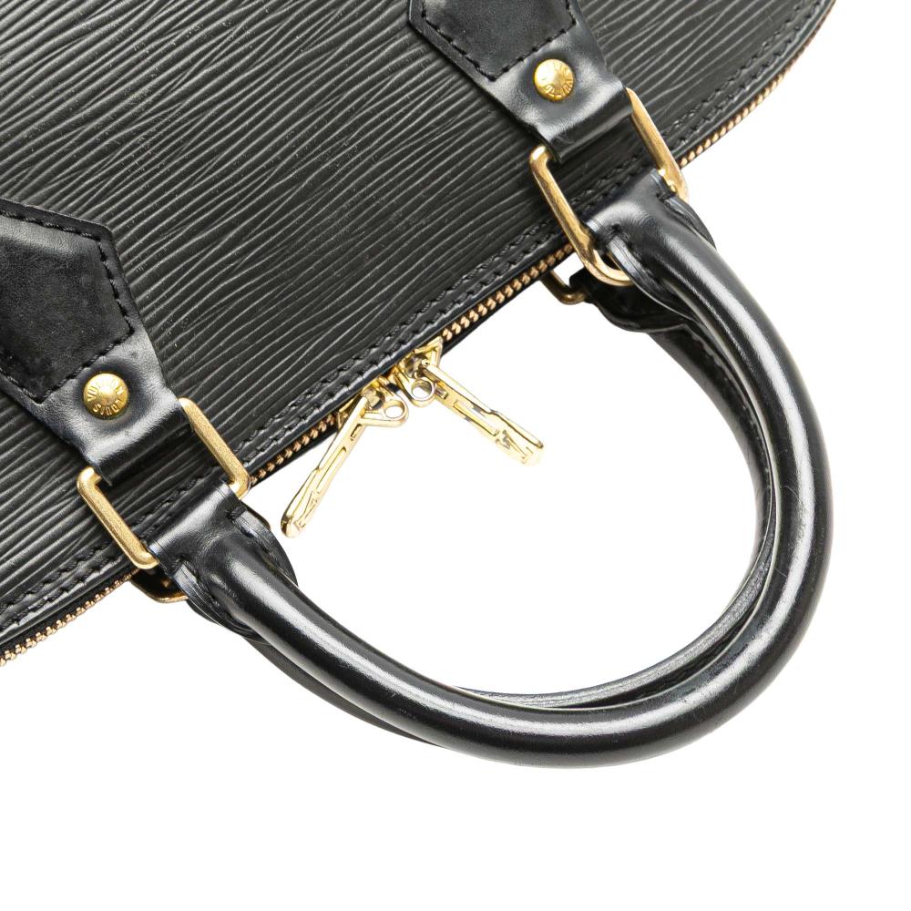 Louis Vuitton B Louis Vuitton Black Epi Leather Leather Epi Alma PM France