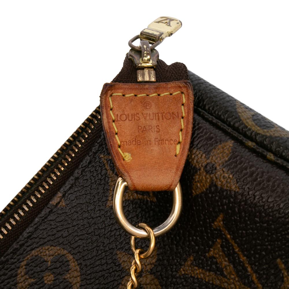 Louis Vuitton B Louis Vuitton Brown Monogram Canvas Fabric Monogram Mini Pochette Accessoires France