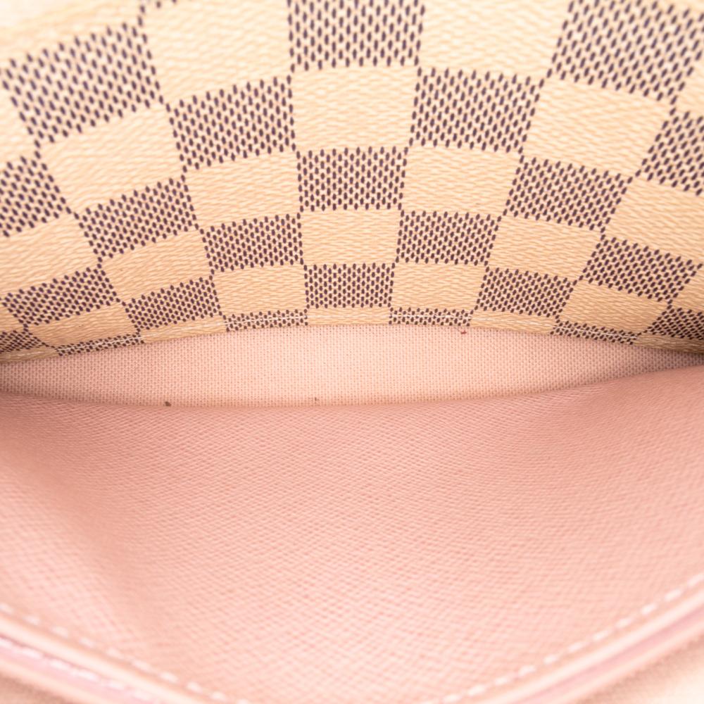 Louis Vuitton B Louis Vuitton White Damier Canvas Canvas Damier Azur Pochette Felicie France