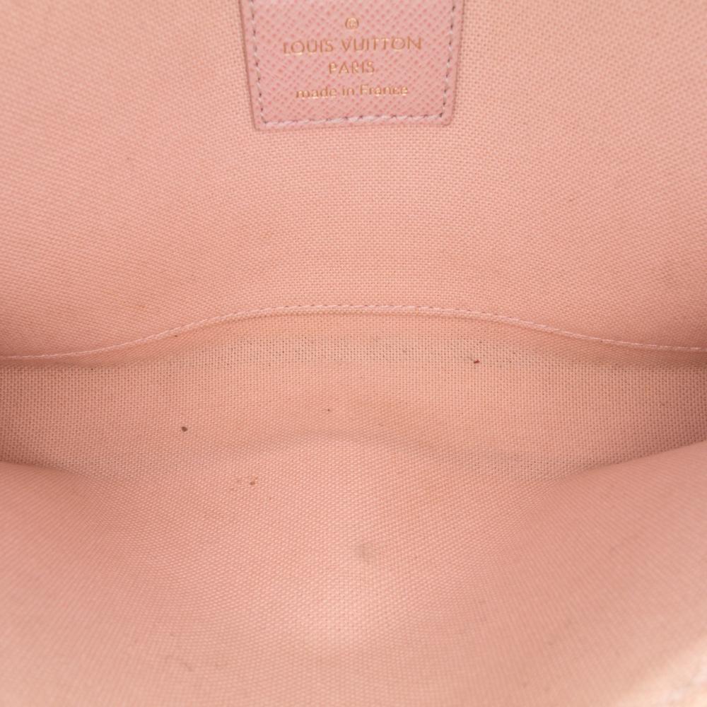 Louis Vuitton B Louis Vuitton White Damier Canvas Canvas Damier Azur Pochette Felicie France