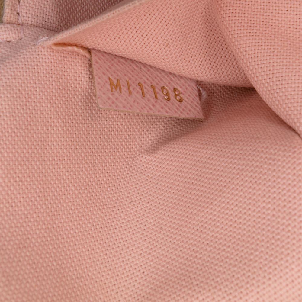 Louis Vuitton B Louis Vuitton White Damier Canvas Canvas Damier Azur Pochette Felicie France