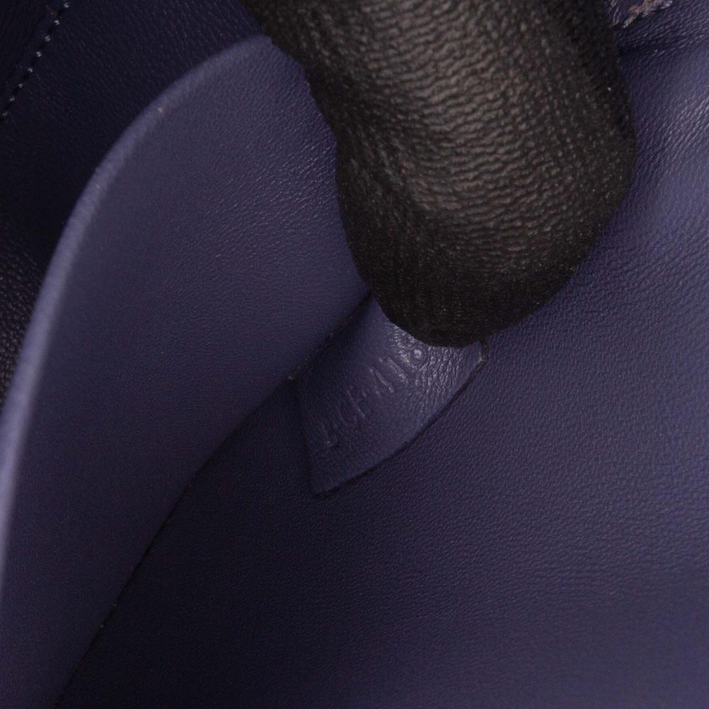 Celine AB Celine Purple Calf Leather Teen Shiny skin Triomphe Crossbody Italy