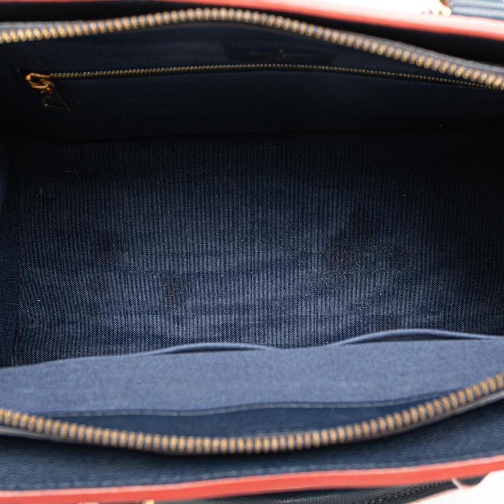 Louis Vuitton B Louis Vuitton Blue Epi Leather Leather Epi Vaneau MM France