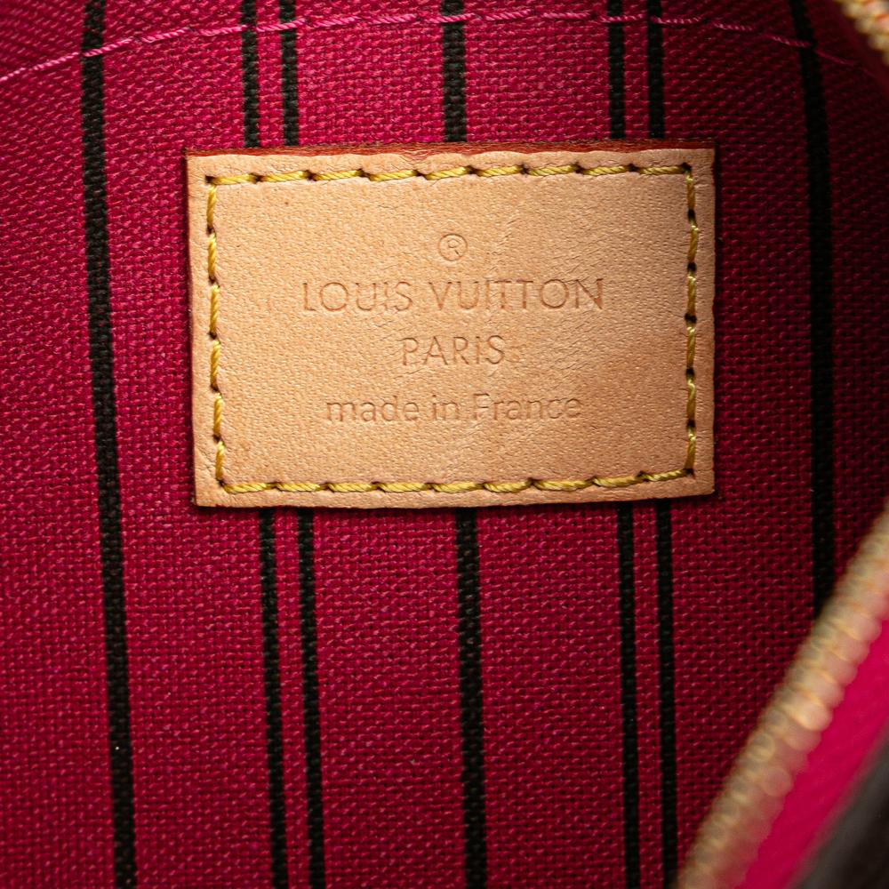Louis Vuitton B Louis Vuitton Brown Monogram Canvas Canvas Monogram Neverfull Pouch France
