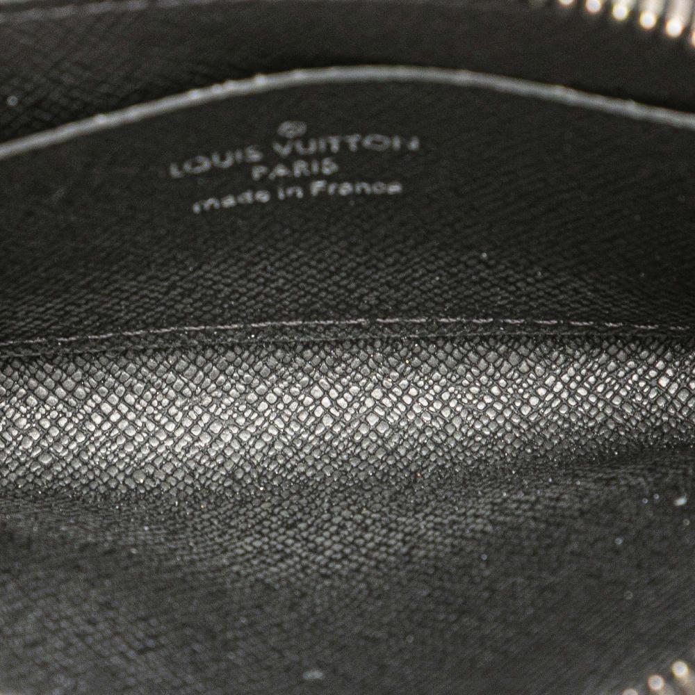 Louis Vuitton B Louis Vuitton Black Monogram Canvas Canvas Monogram Eclipse Zippy Coin Purse France