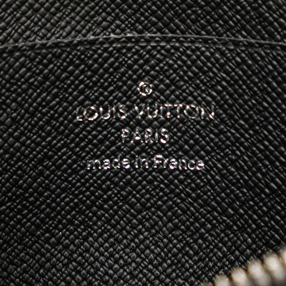 Louis Vuitton B Louis Vuitton Black Monogram Canvas Canvas Monogram Eclipse Zippy Coin Purse France