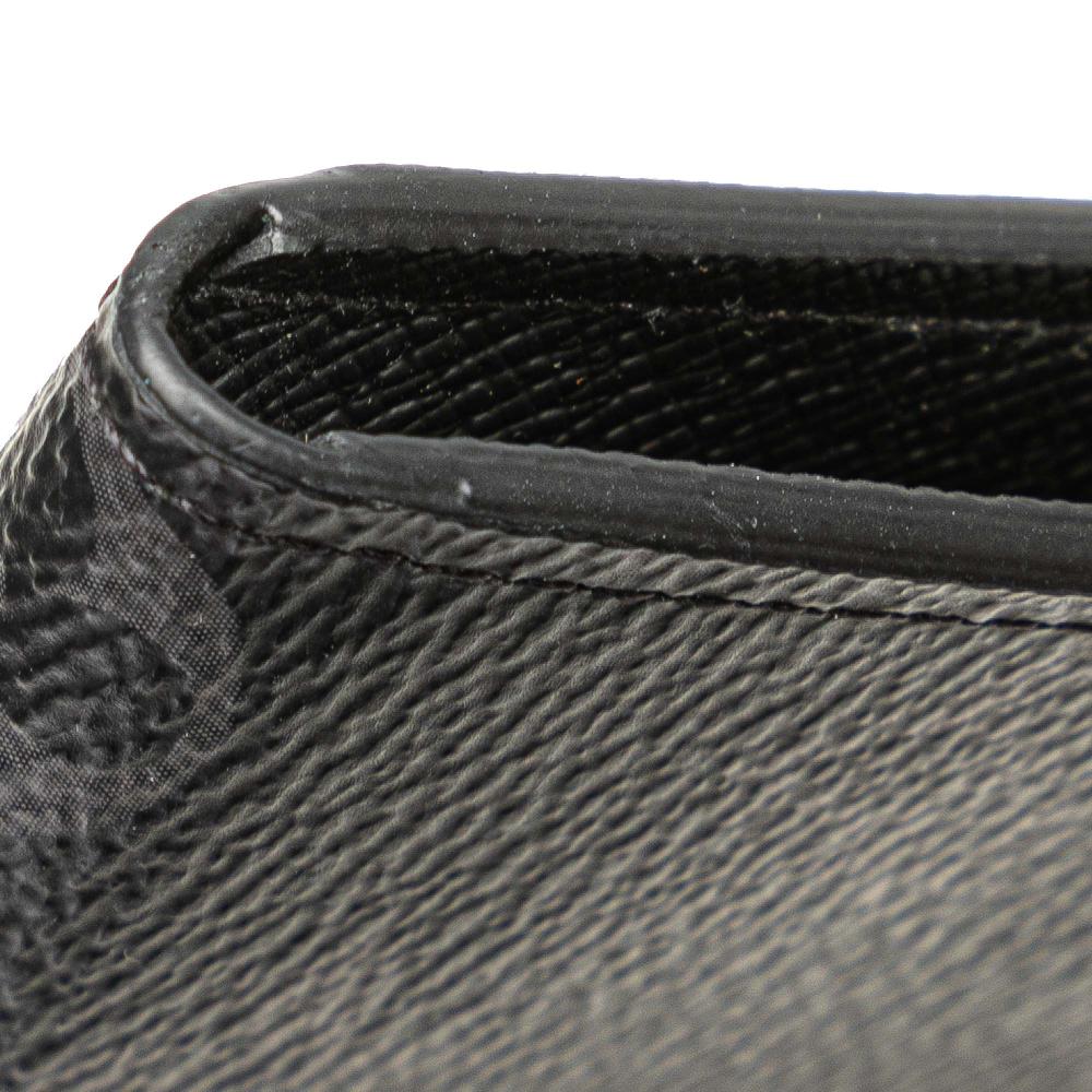 Louis Vuitton B Louis Vuitton Black Monogram Canvas Canvas Monogram Eclipse Zippy Coin Purse France