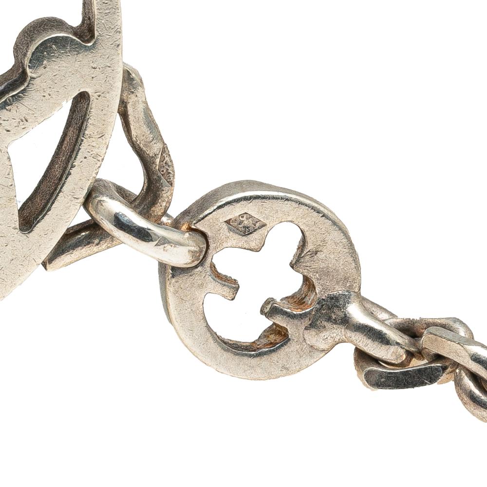 Hermès B Hermès Silver Palladium Metal Plated H Logo Bag Charm France