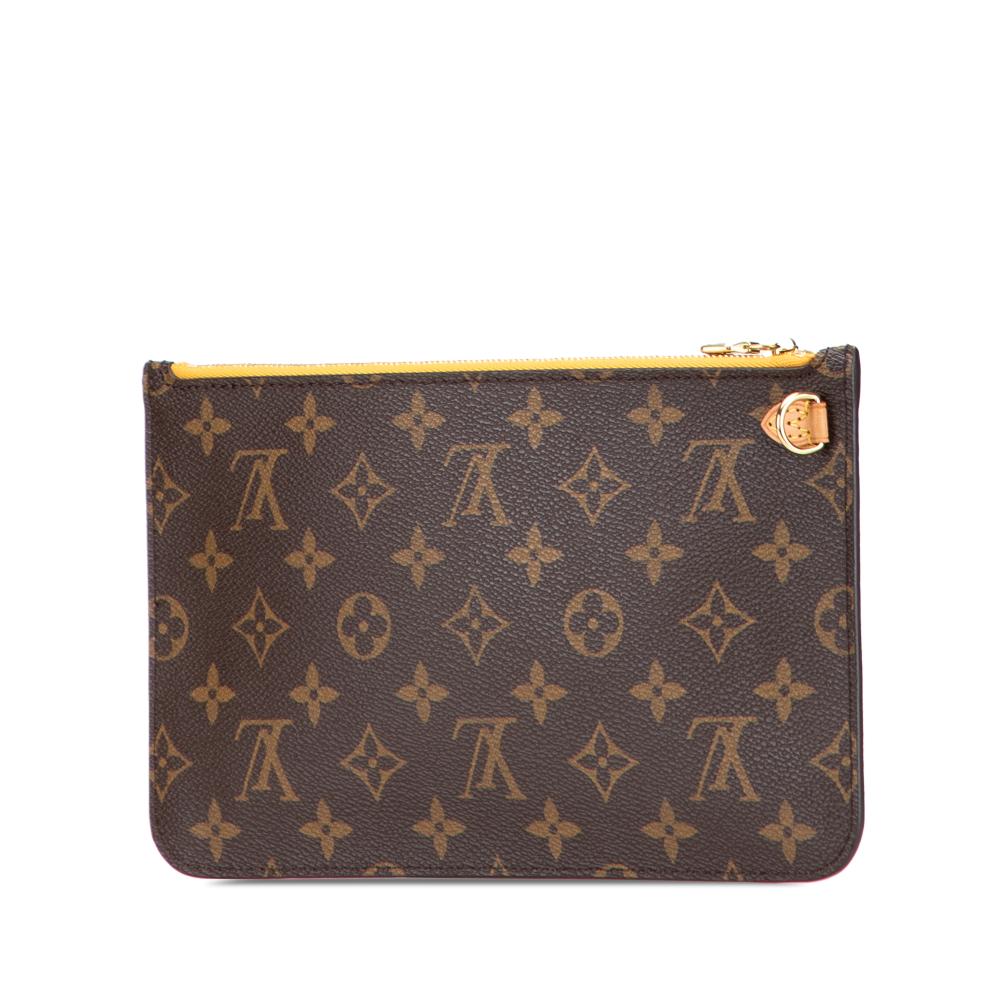 Louis Vuitton AB Louis Vuitton Brown Monogram Canvas Canvas Monogram Neverfull Pouch France