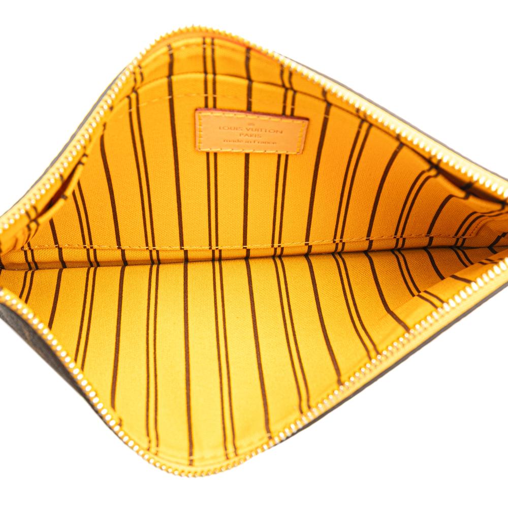 Louis Vuitton AB Louis Vuitton Brown Monogram Canvas Canvas Monogram Neverfull Pouch France