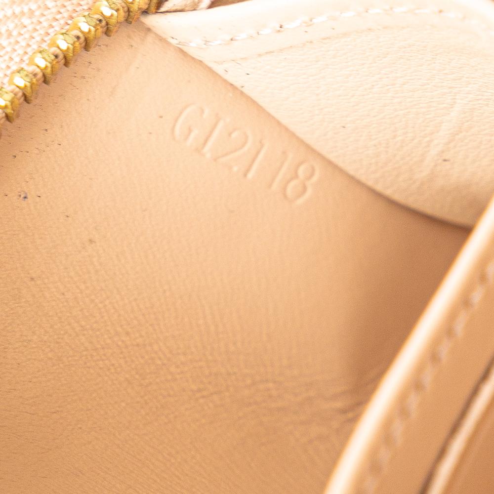 Louis Vuitton B Louis Vuitton Brown Beige Vernis Leather Leather Monogram Vernis Zippy Long Wallet Spain