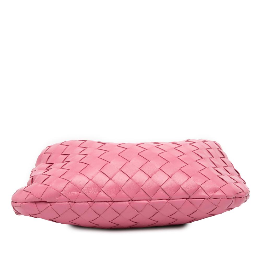 Bottega Veneta B Bottega Veneta Pink Nappa Leather Leather Mini Nappa Intrecciato Jodie Italy
