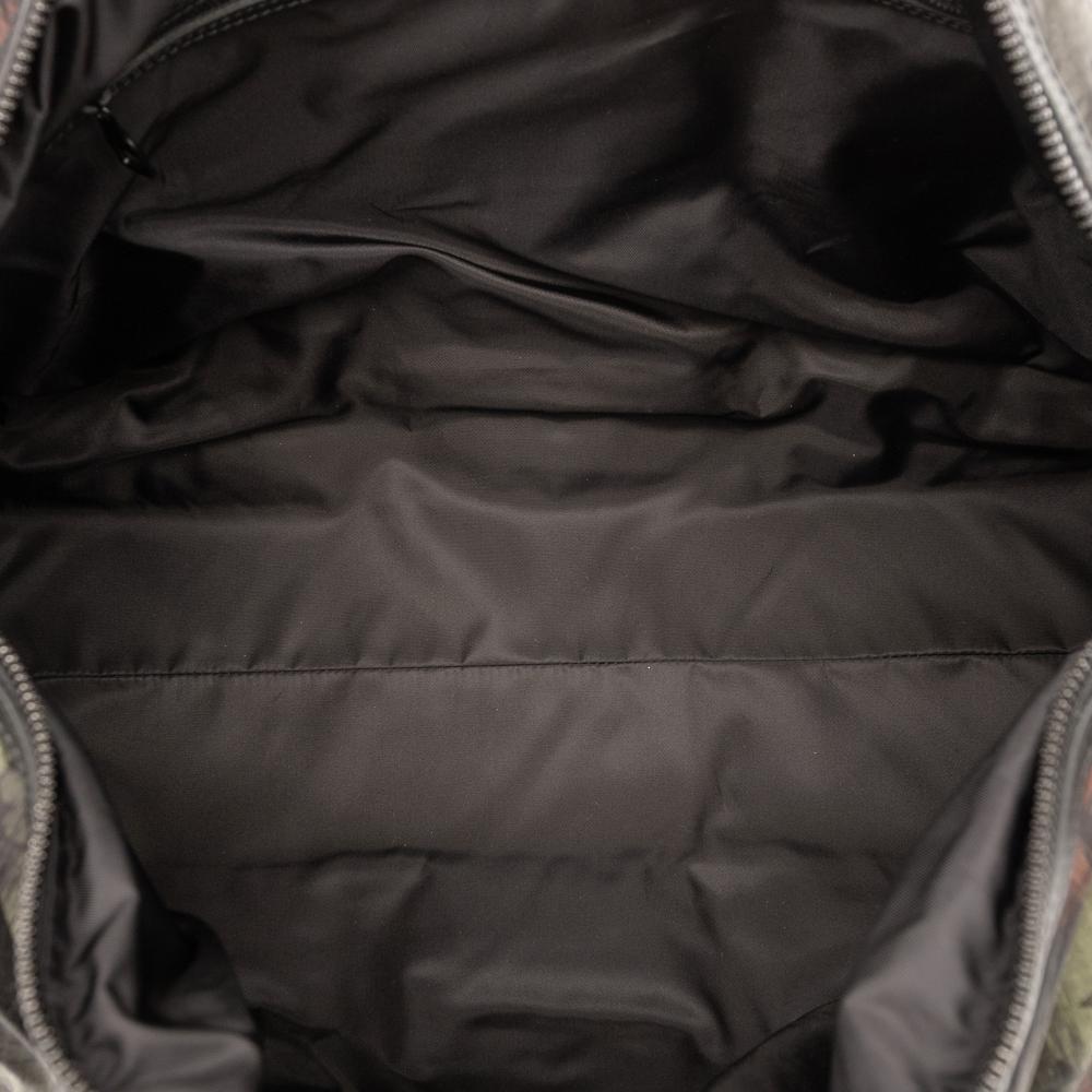 Louis Vuitton AB Louis Vuitton Green Nylon Fabric Monogram Camouflage Keepall Bandouliere 50 Italy