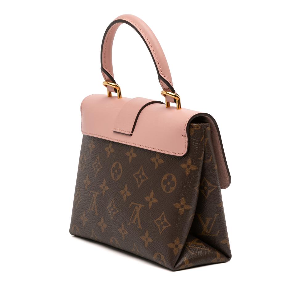 Louis Vuitton AB Louis Vuitton Brown with Pink Monogram Canvas Fabric Monogram Locky BB France