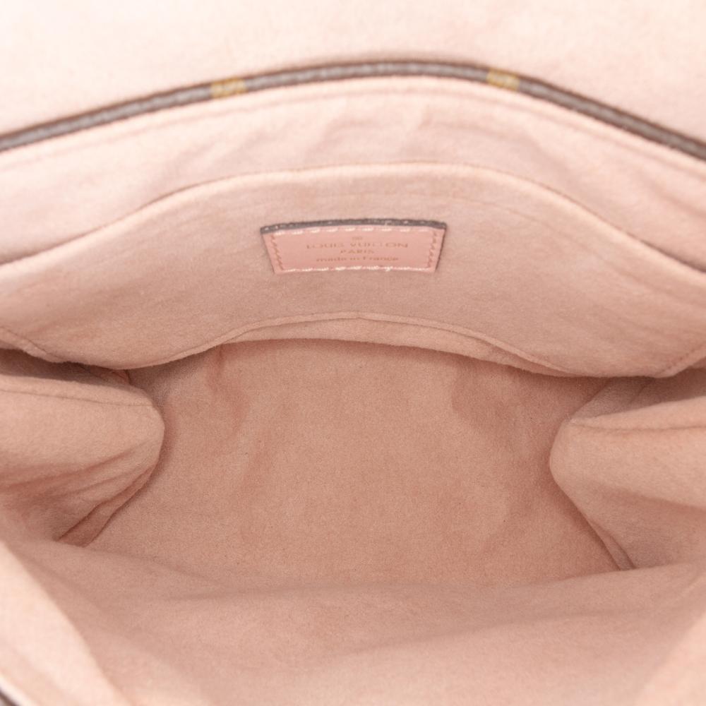 Louis Vuitton AB Louis Vuitton Brown with Pink Monogram Canvas Fabric Monogram Locky BB France