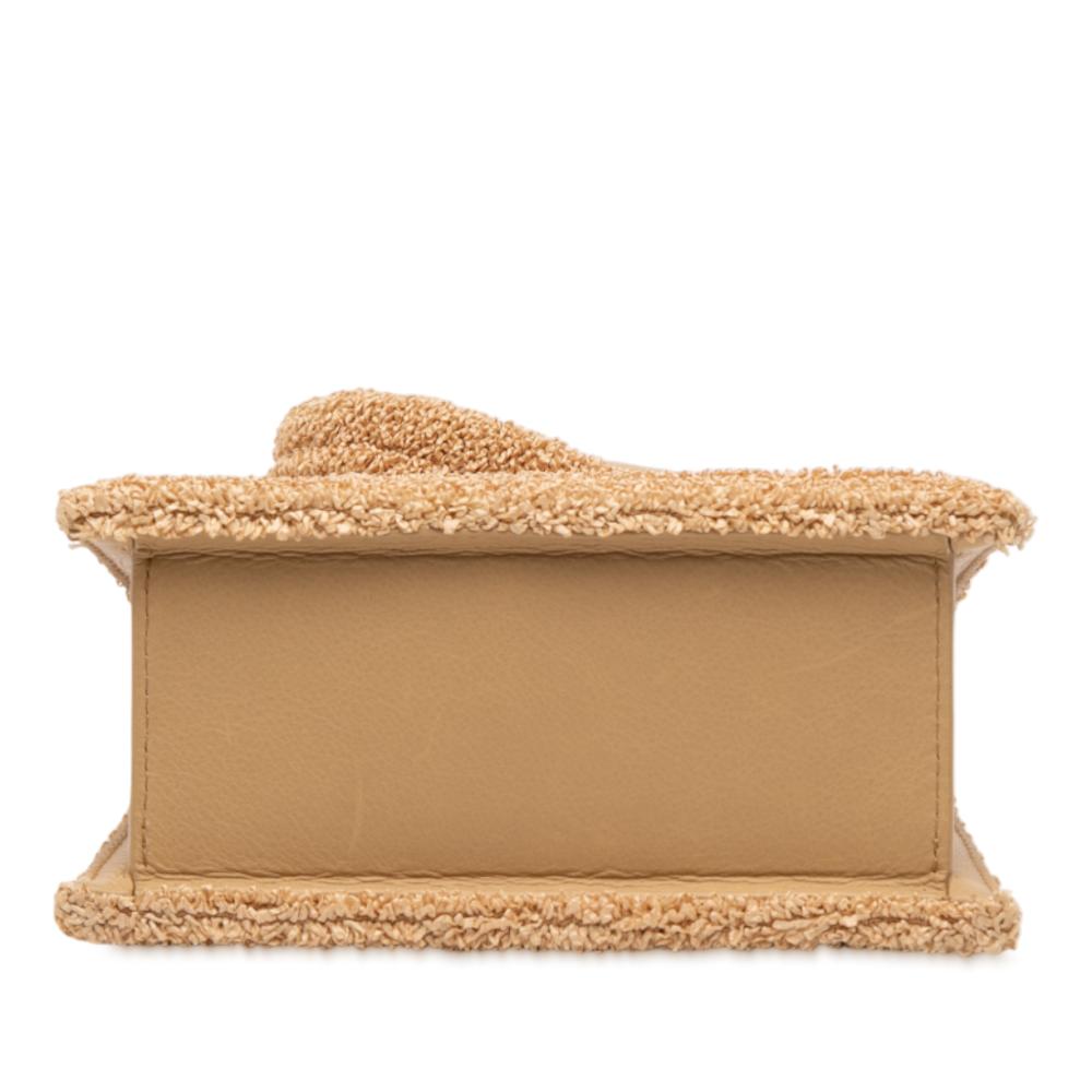 Jacquemus AB Jacquemus Brown Raffia Natural Material Boucle Le Chiquito Noeud Spain