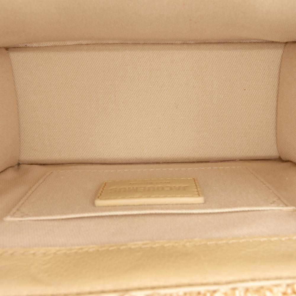 Jacquemus AB Jacquemus Brown Raffia Natural Material Boucle Le Chiquito Noeud Spain