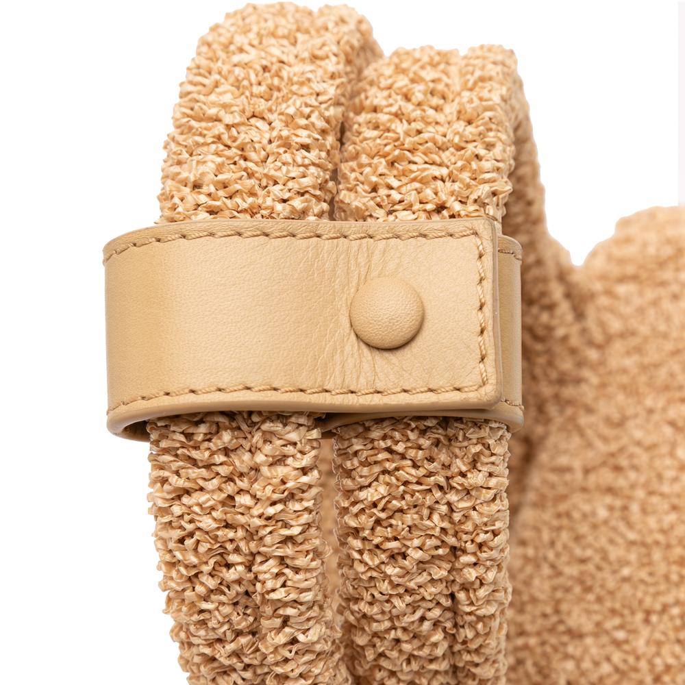 Jacquemus AB Jacquemus Brown Raffia Natural Material Boucle Le Chiquito Noeud Spain