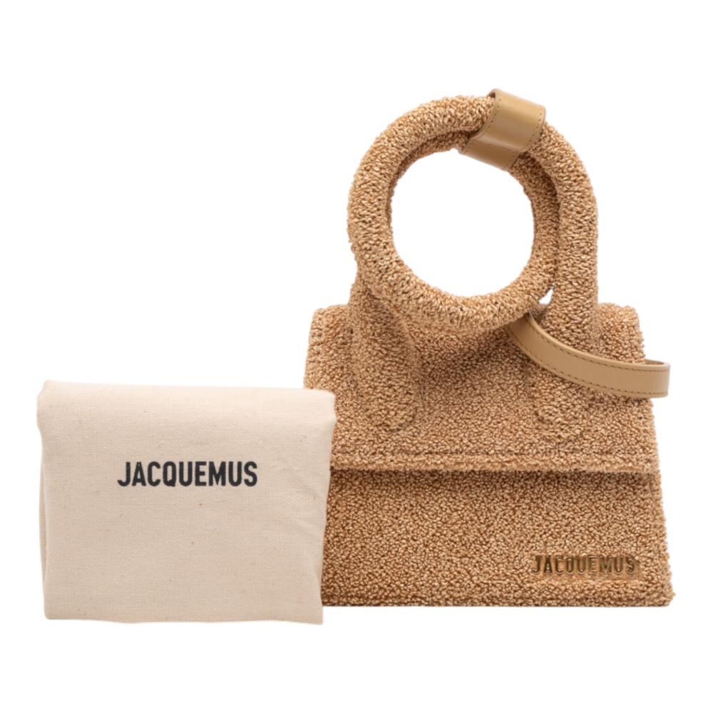 Jacquemus AB Jacquemus Brown Raffia Natural Material Boucle Le Chiquito Noeud Spain