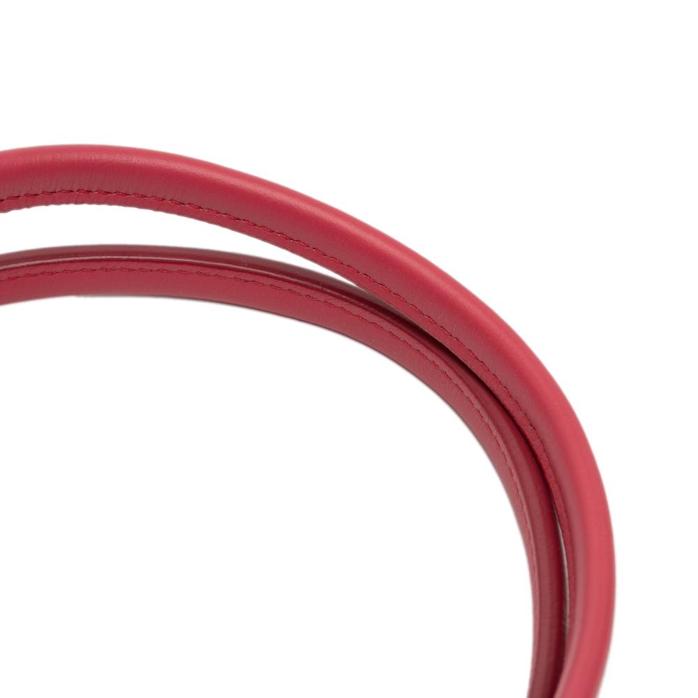 Balenciaga AB Balenciaga Pink Strawberry Calf Leather Papier Ledger Tote Italy