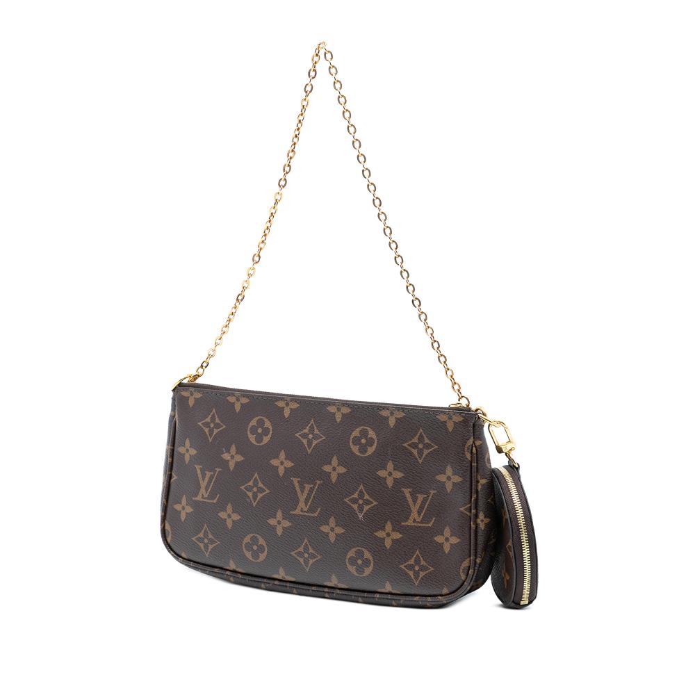 Louis Vuitton B Louis Vuitton Brown Monogram Canvas Fabric Monogram Multi Pochette Accessoires France