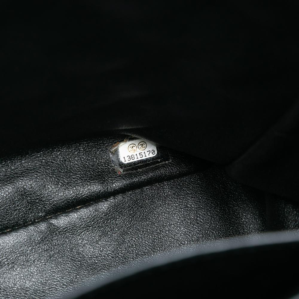 Chanel B Chanel Black Caviar Leather Leather Maxi Classic Caviar Single Flap Italy