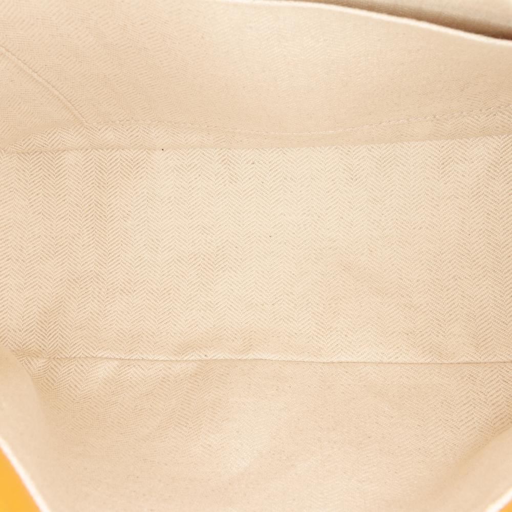 Loewe B LOEWE Orange Calf Leather skin Puzzle Hobo Spain