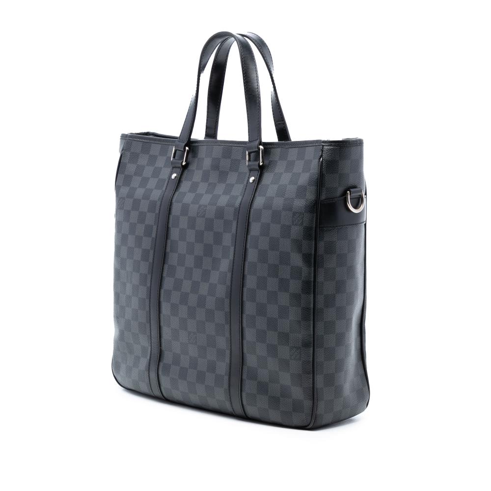 Louis Vuitton B Louis Vuitton Black Damier Canvas Fabric Damier Graphite Tadao PM France