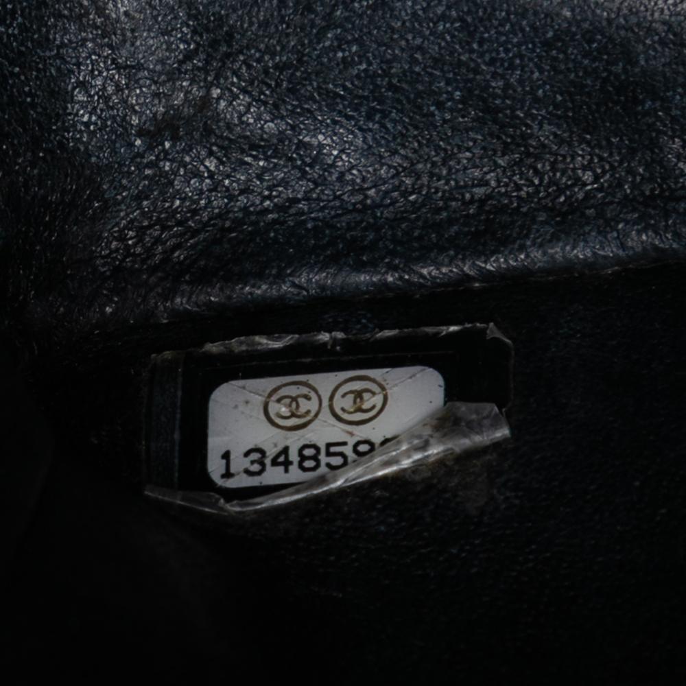 Chanel B Chanel Black Caviar Leather Leather Medium Classic Caviar Double Flap France