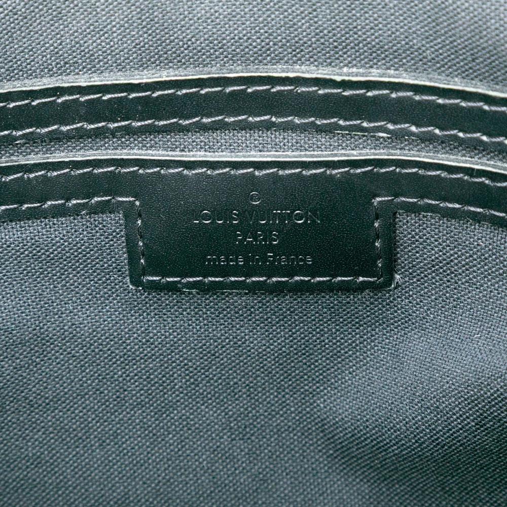 Louis Vuitton B Louis Vuitton Black Damier Canvas Fabric Damier Graphite Tadao PM France