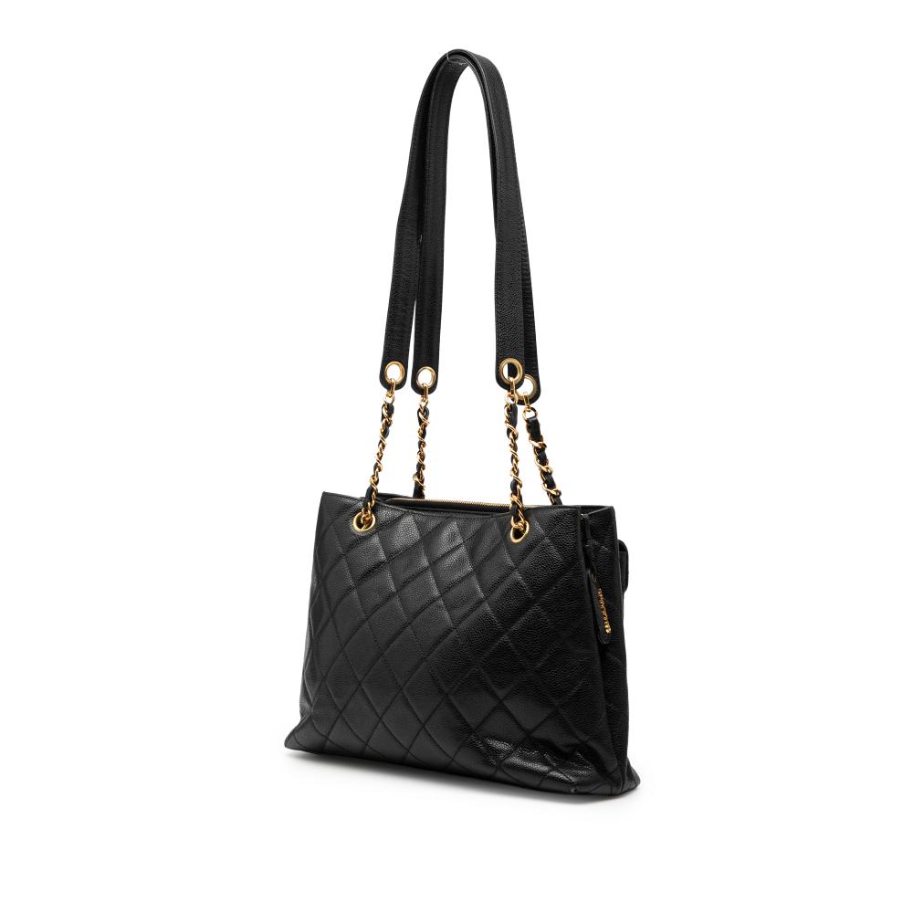 Chanel B Chanel Black Caviar Leather Leather CC Caviar Front Pocket Shoulder Bag Italy