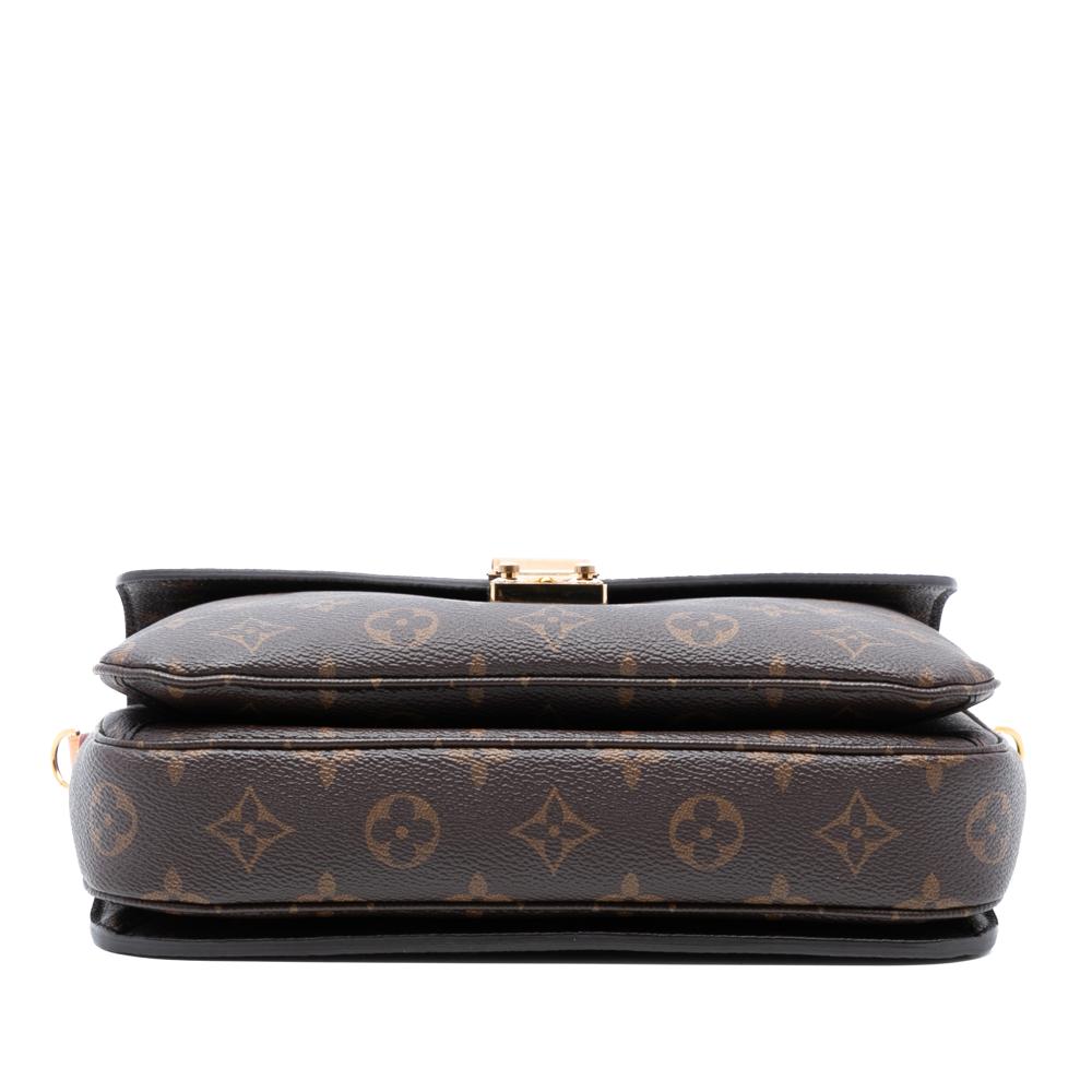 Louis Vuitton AB Louis Vuitton Brown Monogram Canvas Fabric Monogram Pochette Metis Italy