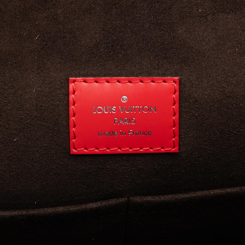 Louis Vuitton B Louis Vuitton Red Epi Leather Leather Epi Cluny BB France