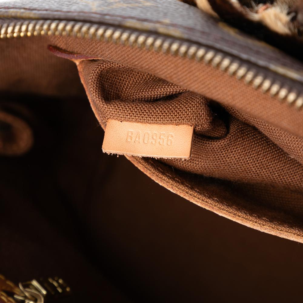 Louis Vuitton B Louis Vuitton Brown Monogram Canvas Fabric Azzedine Alaia Monogram Leopard Alma France