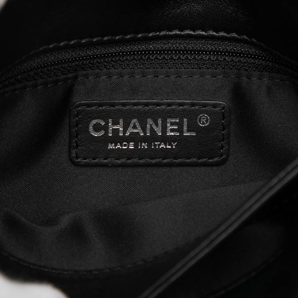 Chanel AB Chanel Black Lambskin Leather Leather Jumbo Classic Lambskin 3 Compartment Flap Italy