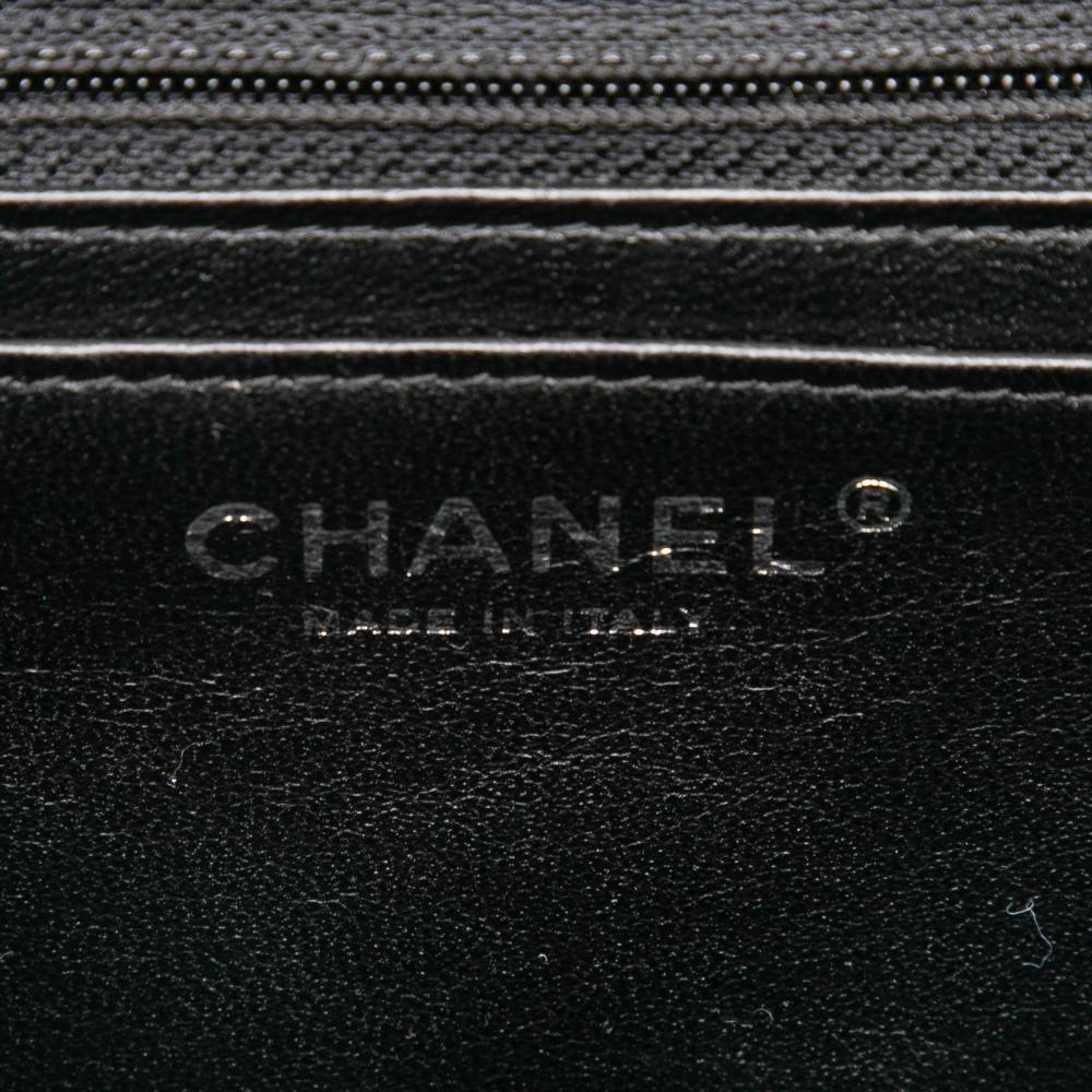 Chanel AB Chanel Black Caviar Leather Leather Jumbo Classic Caviar Double Flap Italy