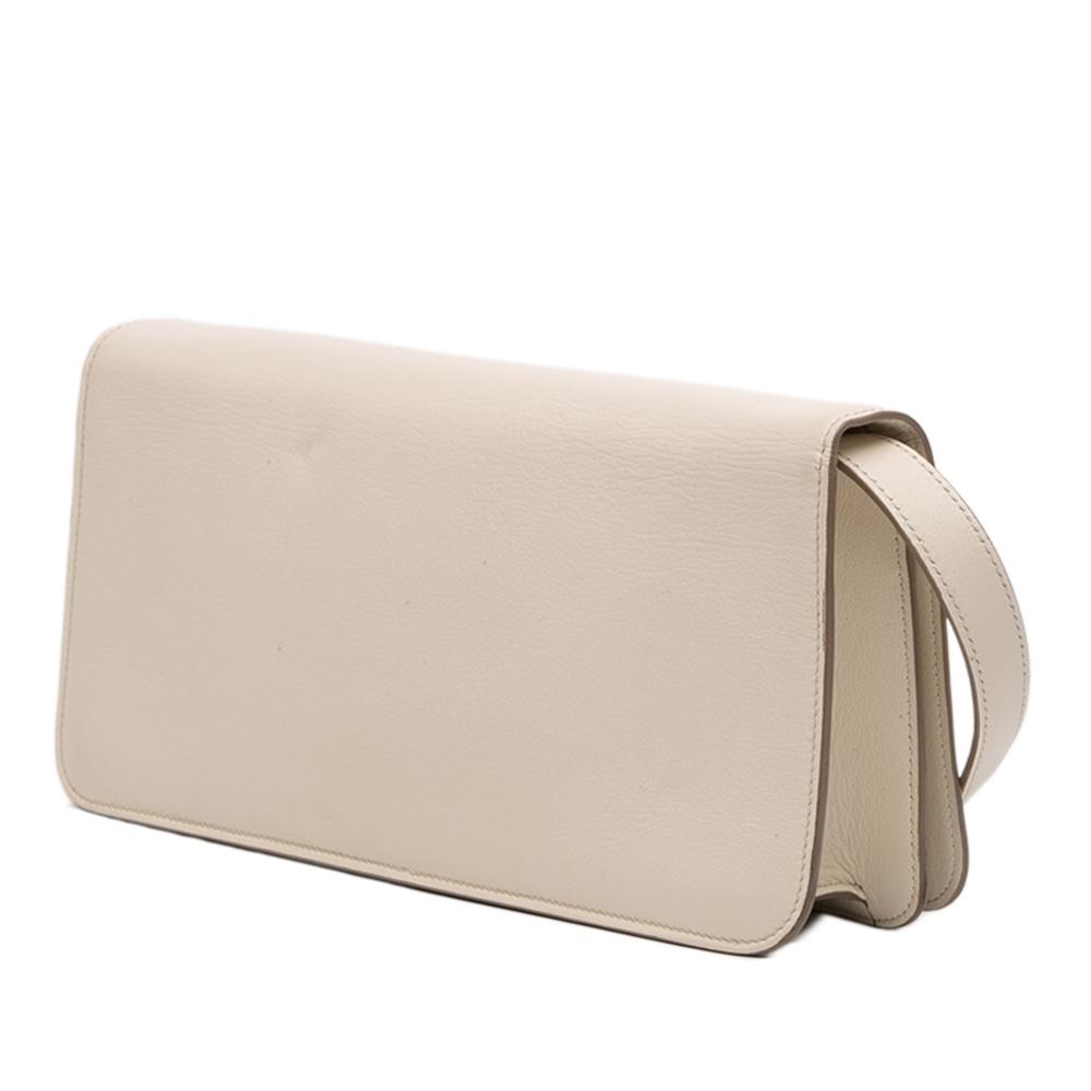 Tom Ford B Tom Ford White Calf Leather Large Natalia Crossbody Italy