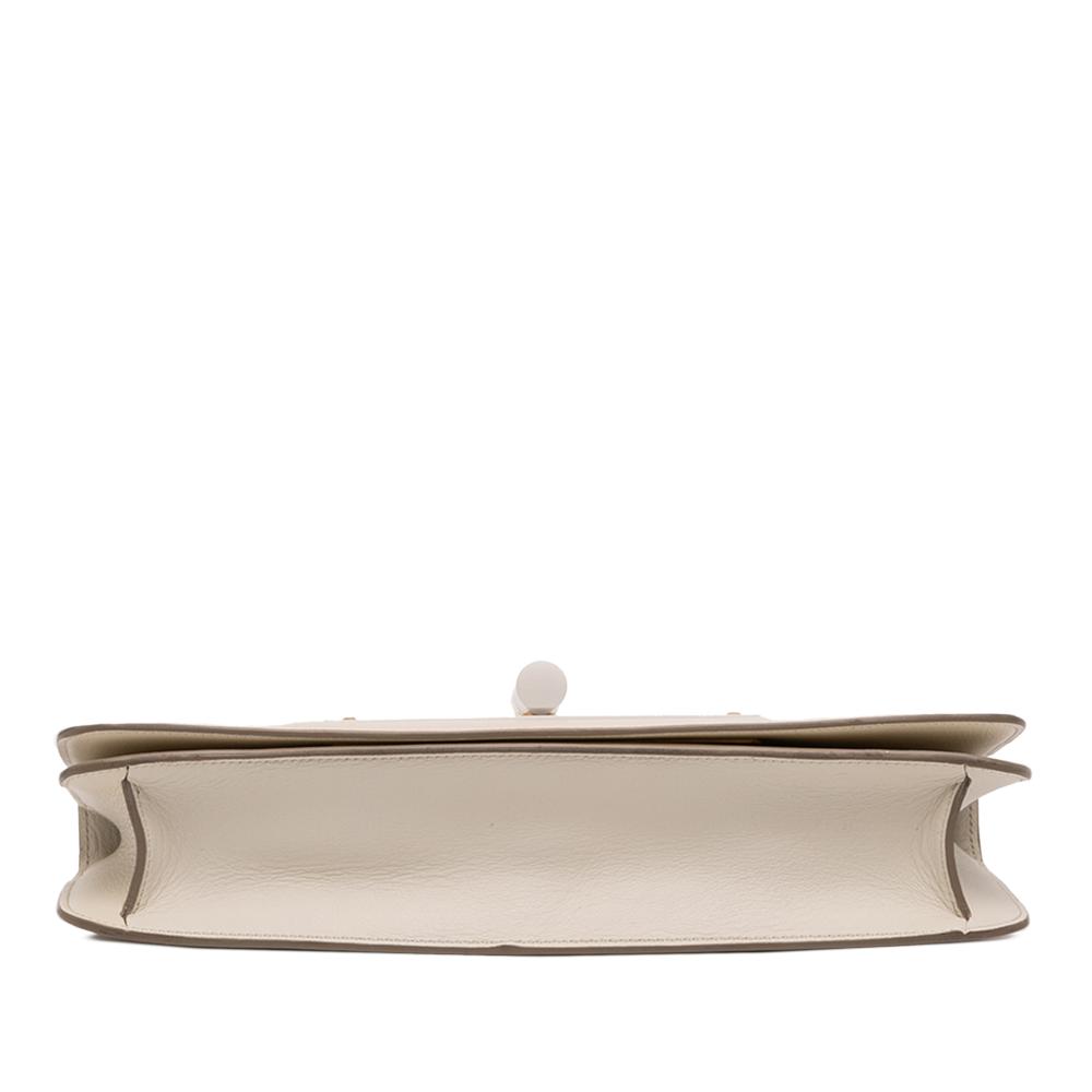 Tom Ford B Tom Ford White Calf Leather Large Natalia Crossbody Italy