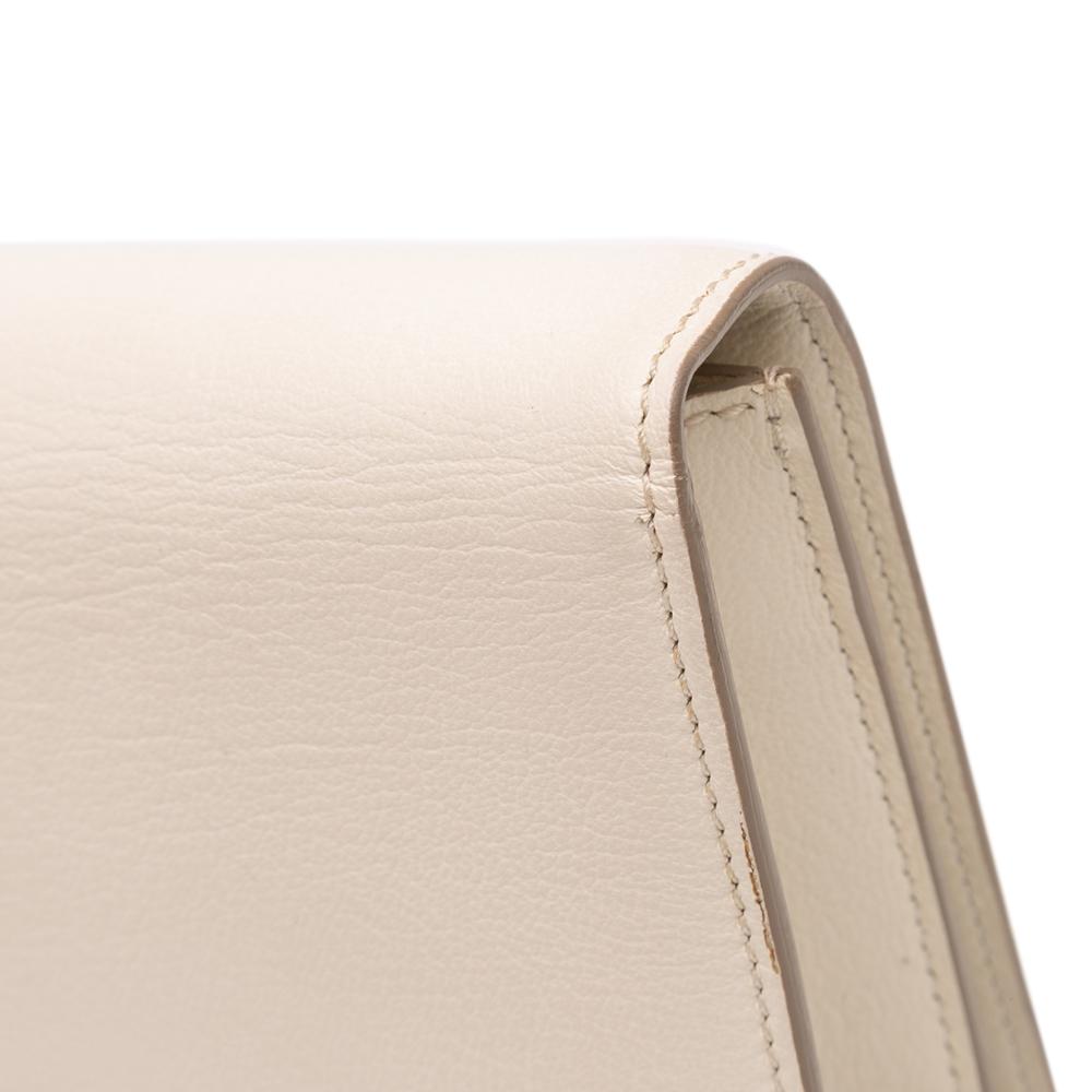 Tom Ford B Tom Ford White Calf Leather Large Natalia Crossbody Italy