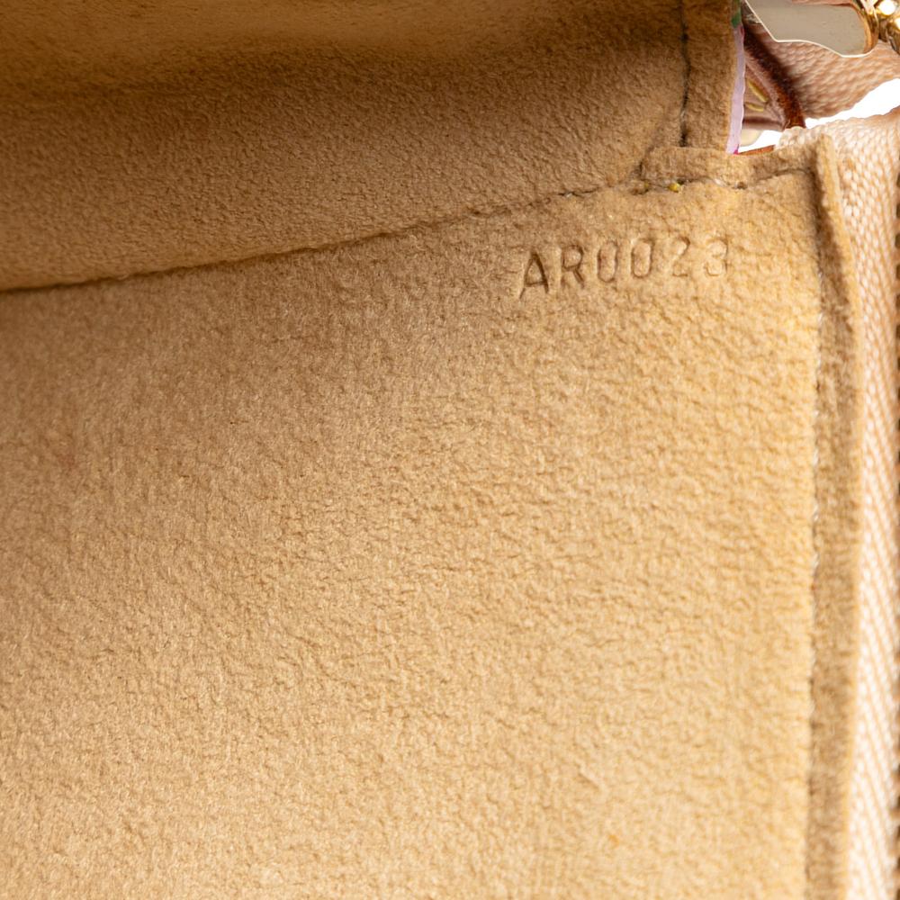 Louis Vuitton Brown Takashi Murakami Monogram Cherry Blossom Pochette Accessoires France