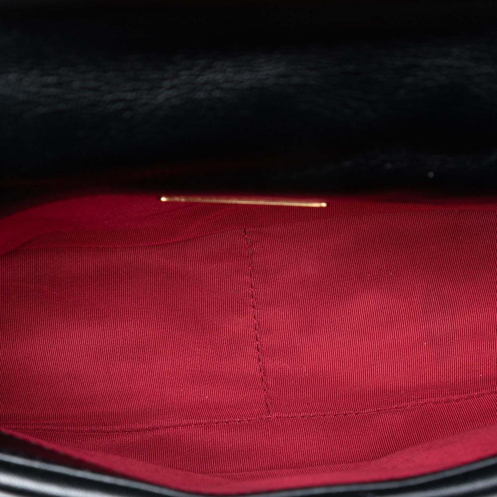 Chanel AB Chanel Black Lambskin Leather Leather Medium Lambskin 19 Flap Italy