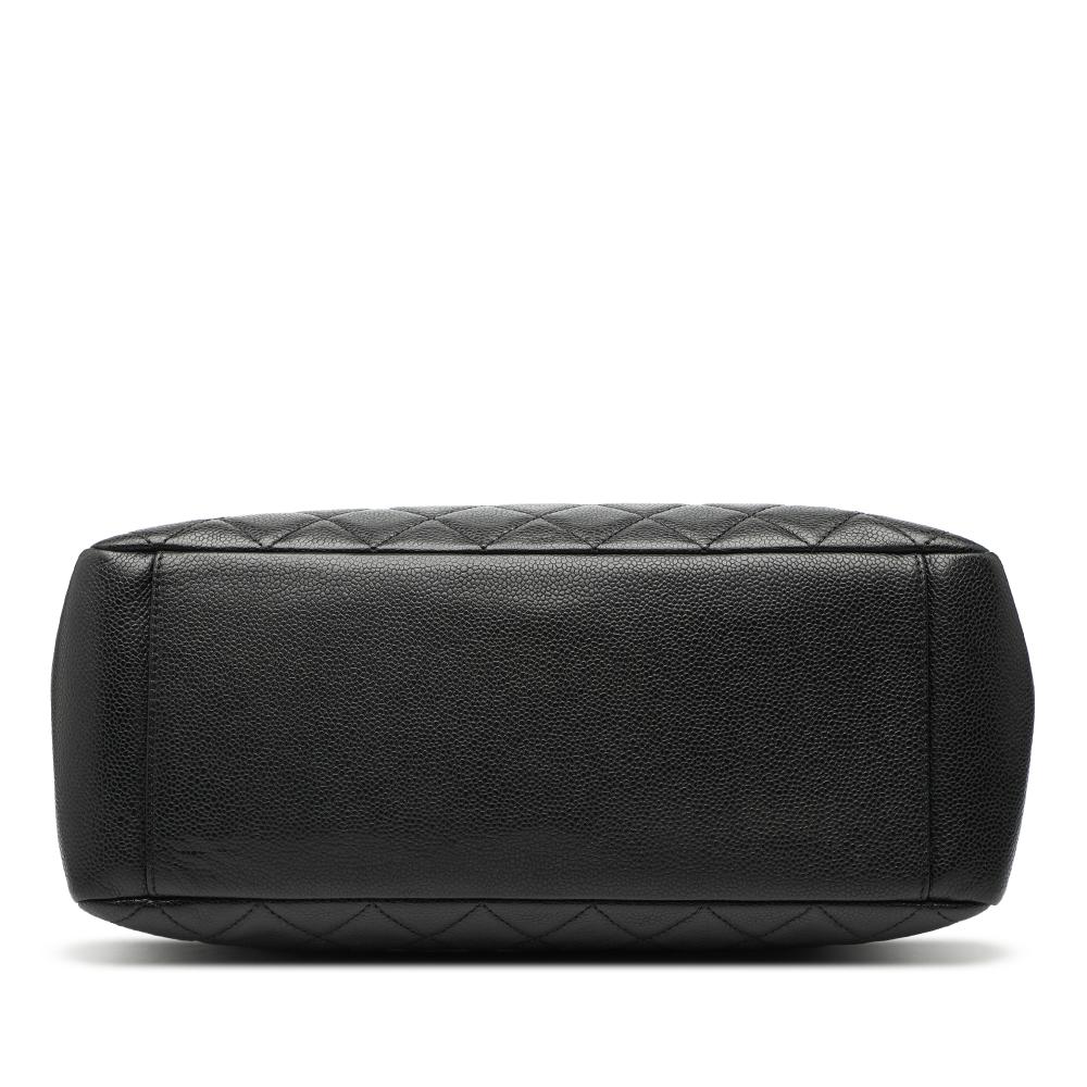 Chanel B Chanel Black Caviar Leather Leather Caviar Grand Shopping Tote Italy