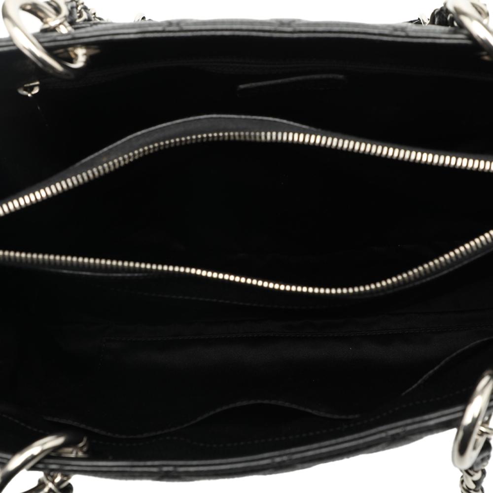 Chanel B Chanel Black Caviar Leather Leather Caviar Grand Shopping Tote Italy