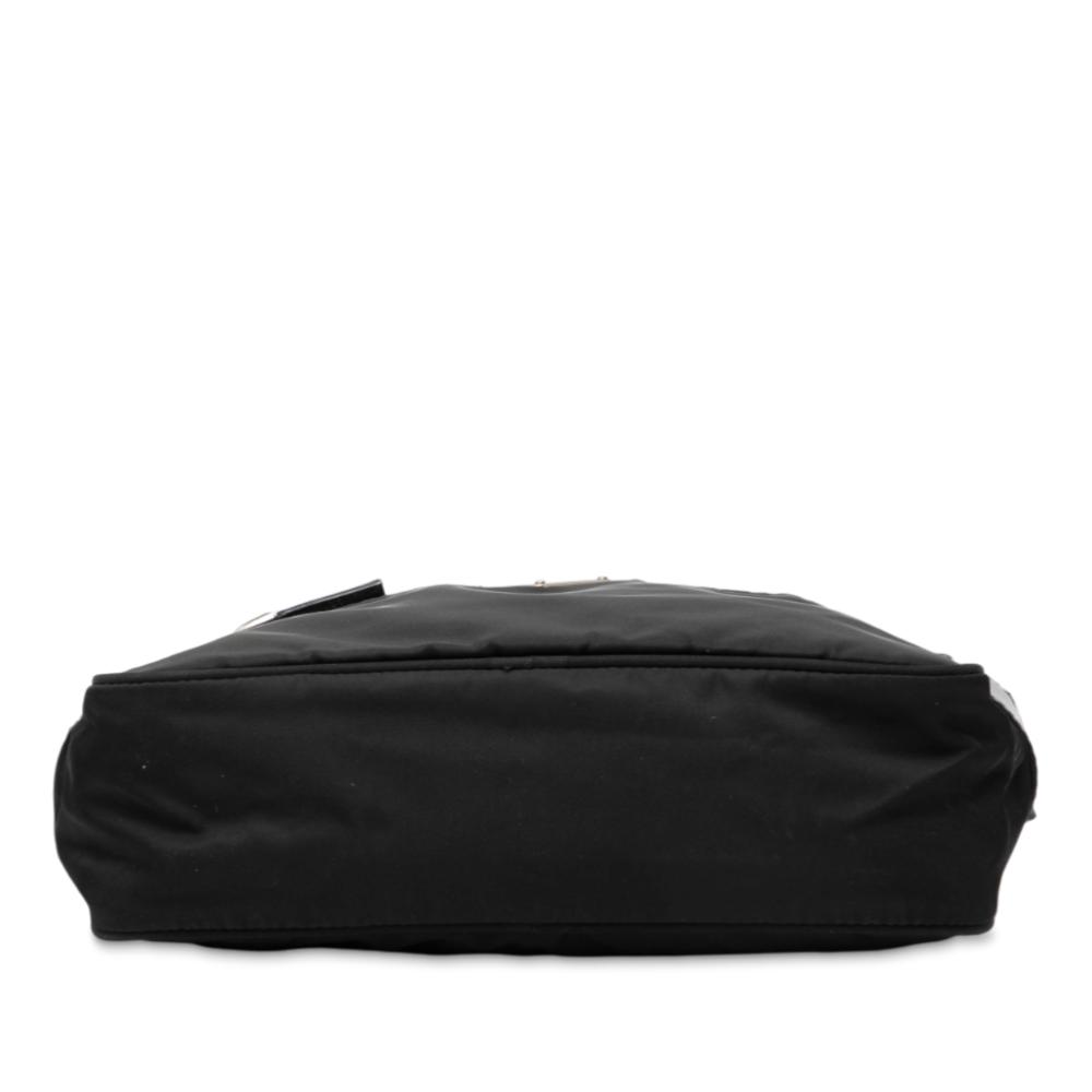 Prada B Prada Black Nylon Fabric Tessuto Camera Bag Italy