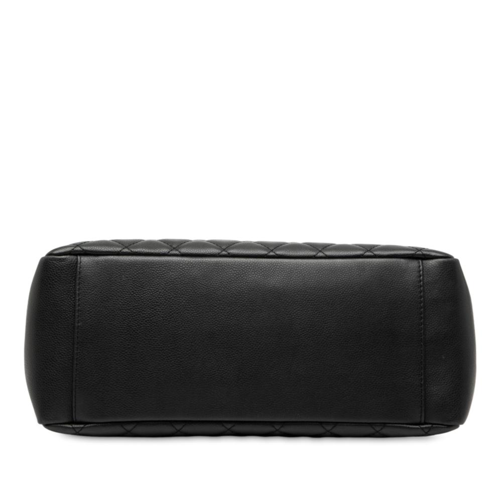 Chanel B Chanel Black Caviar Leather Leather Caviar Grand Shopping Tote Italy