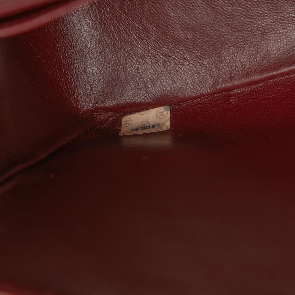 Chanel B Chanel Black Lambskin Leather Leather Maxi XL Classic Lambskin Single Flap France