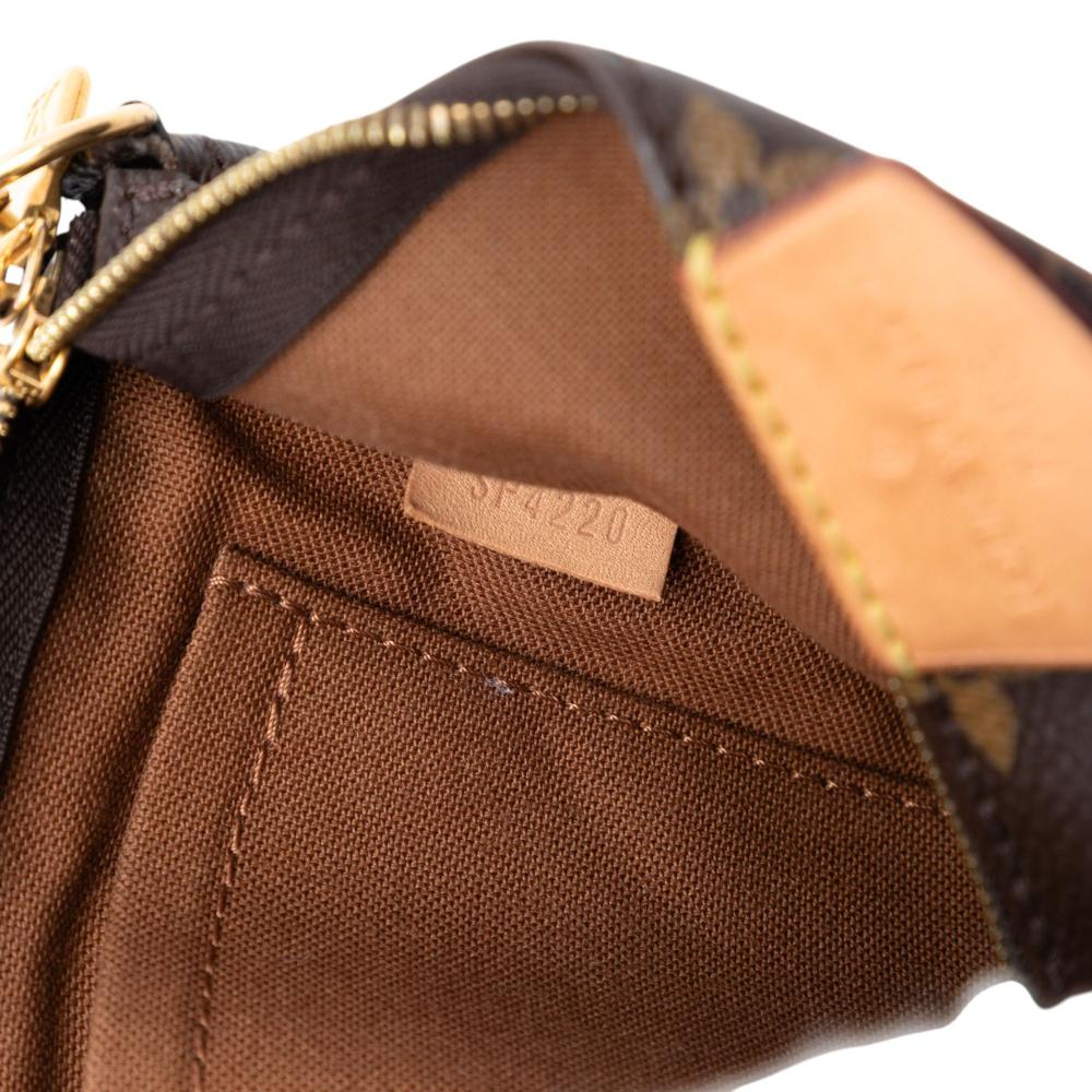 Louis Vuitton B Louis Vuitton Brown Monogram Canvas Fabric Monogram Multi Pochette Accessoires France