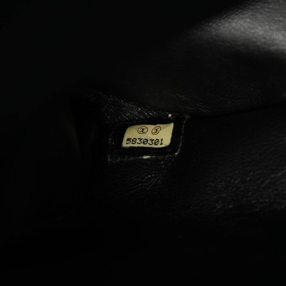 Chanel B Chanel Black Caviar Leather Leather CC Caviar Tote France