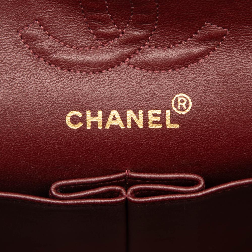 Chanel B Chanel Black Lambskin Leather Leather Small Classic Lambskin Double Flap France